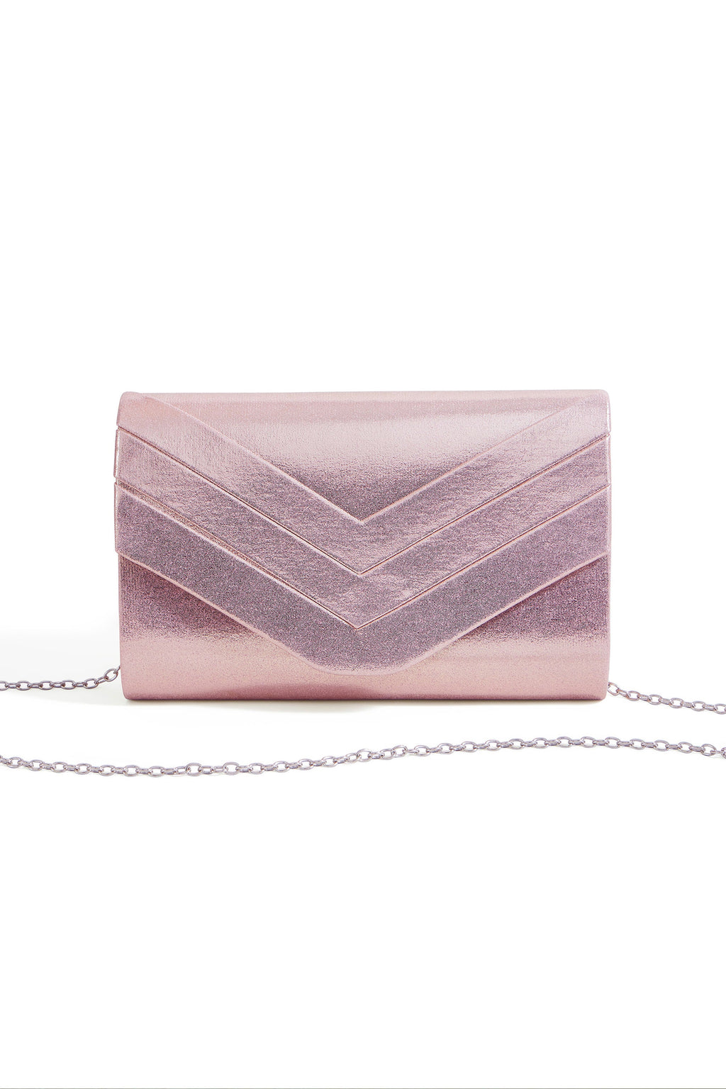 Yumi Rose Shimmer Envelope Clutch Bag
