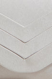 Yumi Ivory Shimmer Envelope Clutch Bag