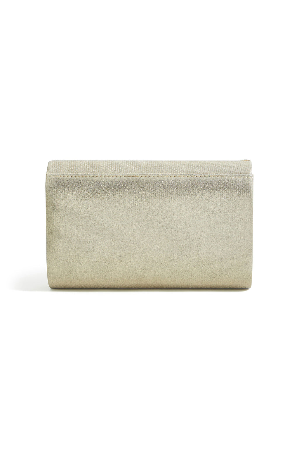 Yumi Gold Shimmer Envelope Clutch Bag