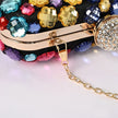 Black Crystal Clutch Bag