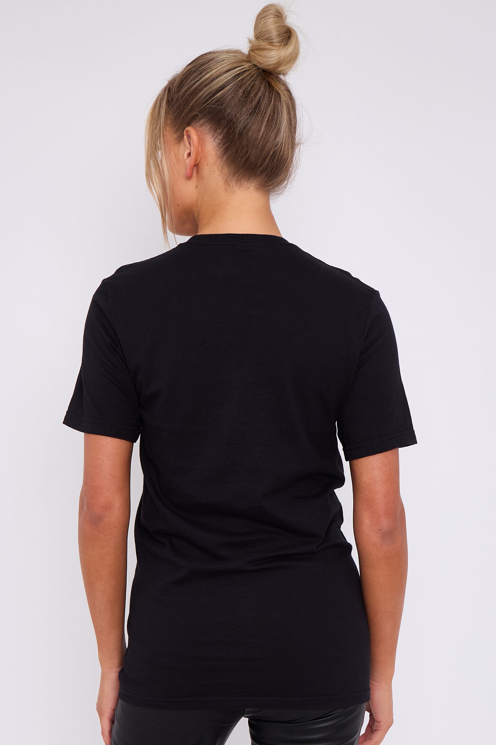 Black C'est La Vie Short Sleeve Regular Fit T Shirt