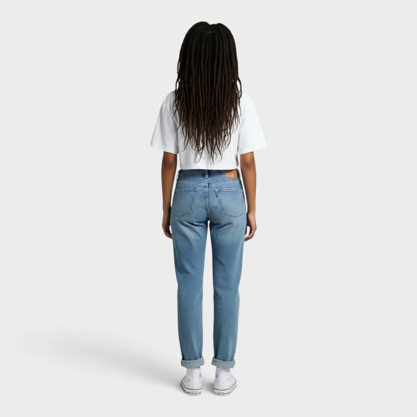 Thick Need Space Crop Tee White