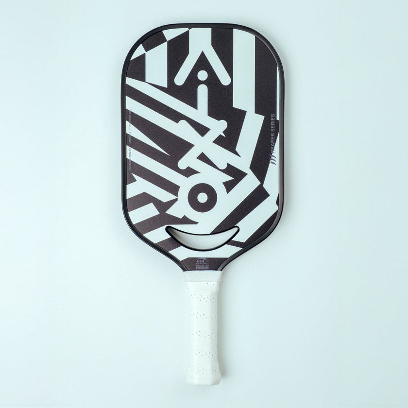 Aixo P14C Reaper Series Chaos Camo 18K Raw Carbon Pickleball Padel