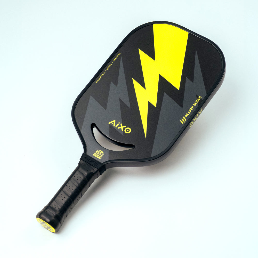 Aixo P14C Reaper Series Insane Bolt 18k Raw Carbon Pickleball Padel