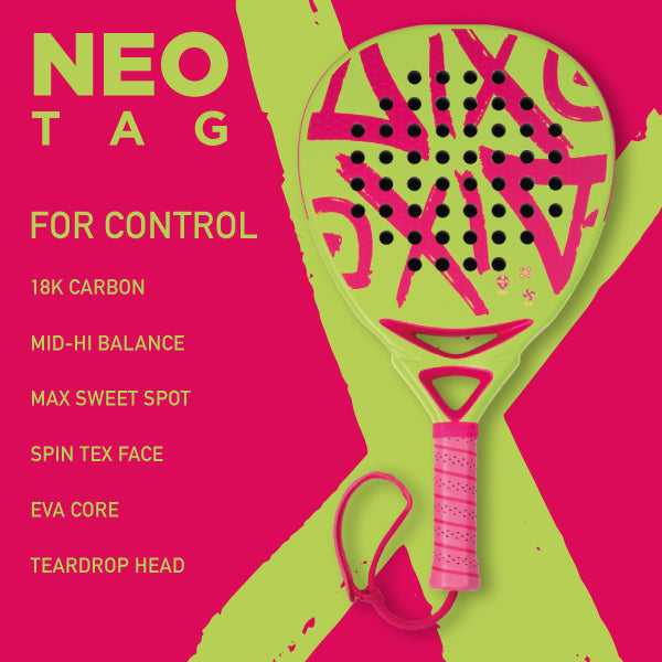 AIXO Neotag Padel Racket 18K Carbon