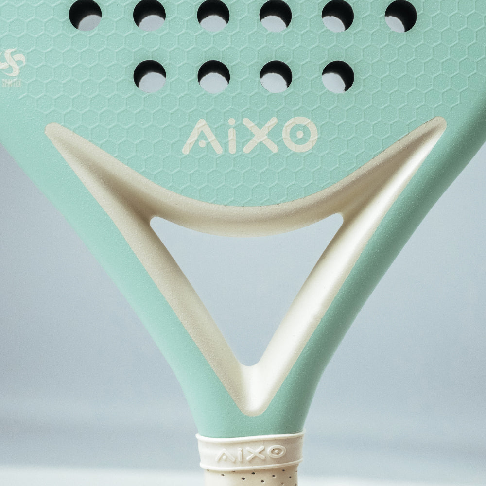 AIXO Pastel De Mint Padel Racket Full Carbon