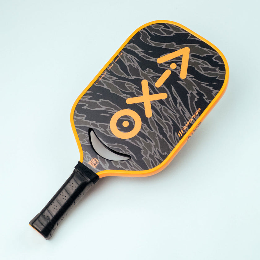 Aixo P14C Reaper Series Tiger King 18K Raw Carbon Pickleball Padel