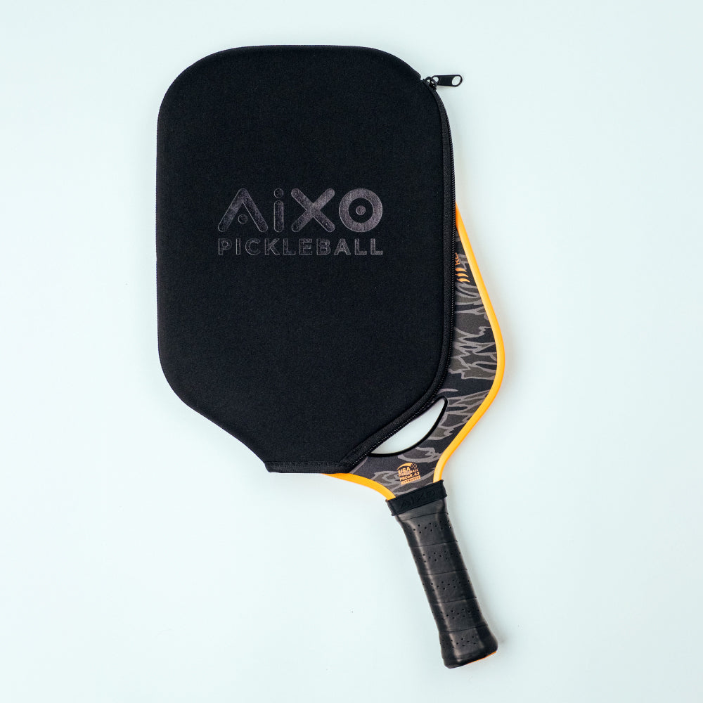 Aixo P14C Reaper Series Tiger King 18K Raw Carbon Pickleball Padel