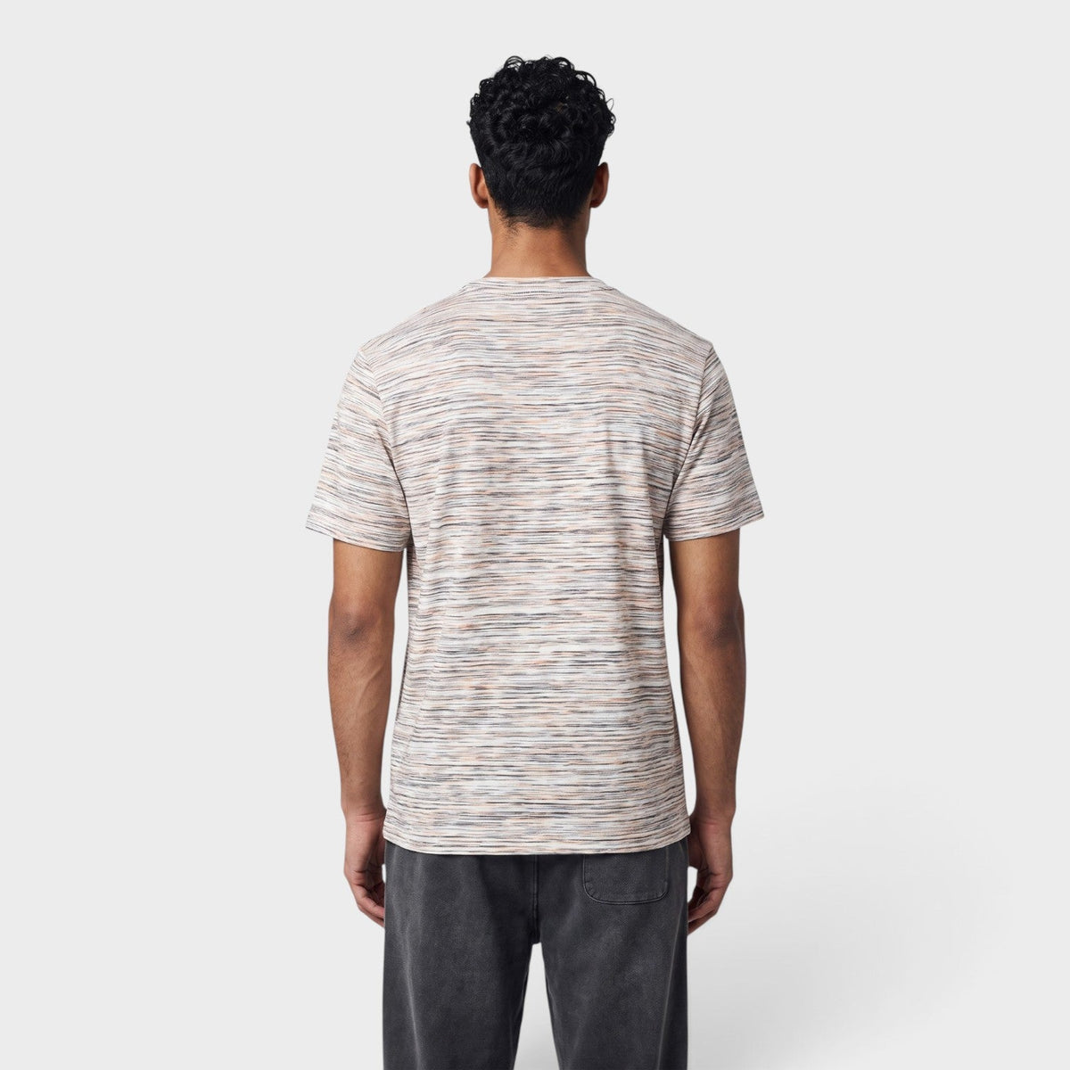 Space Dyed Short Sleeve T Shirt Multi