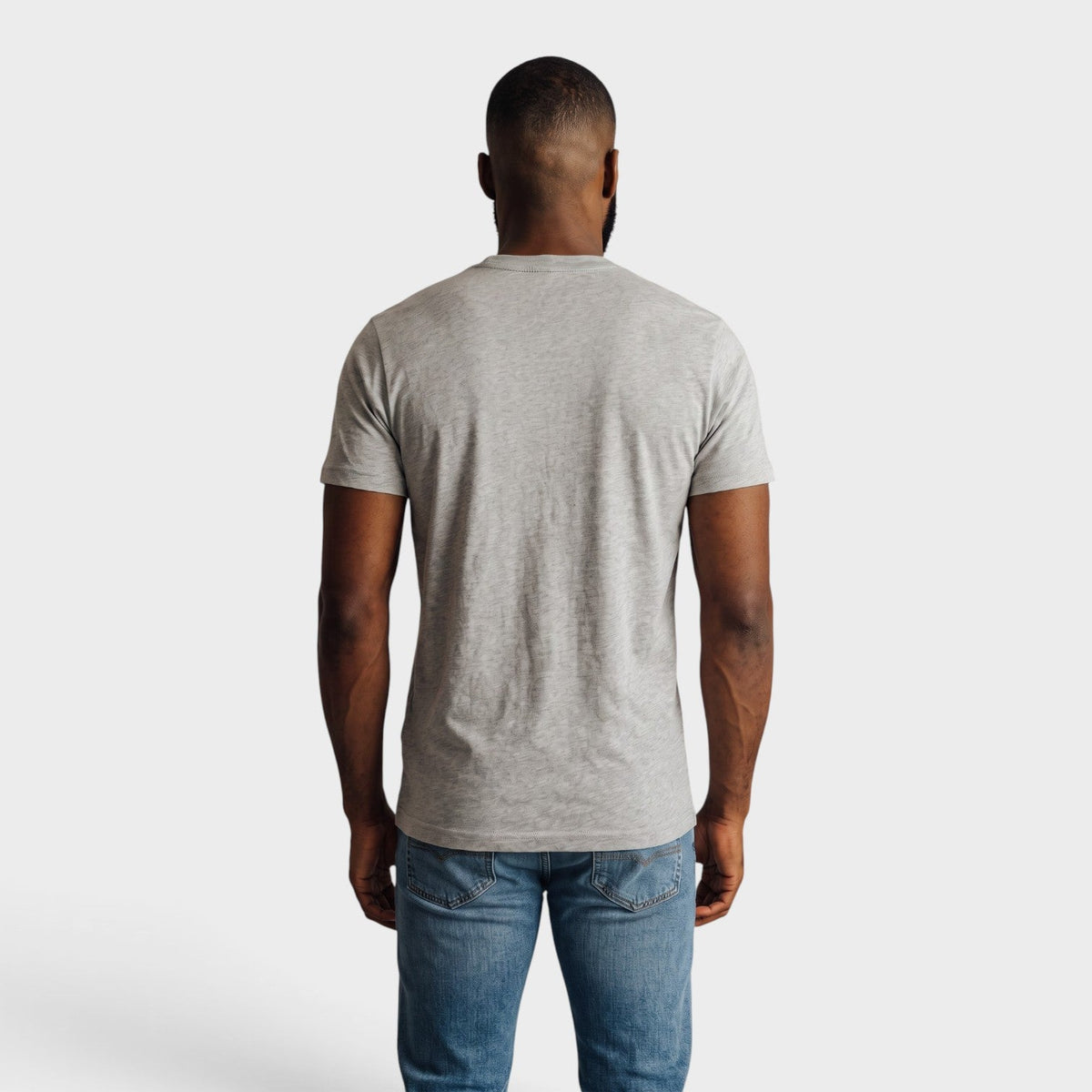 Logo T-Just Divstroyed T-Shirt Grey