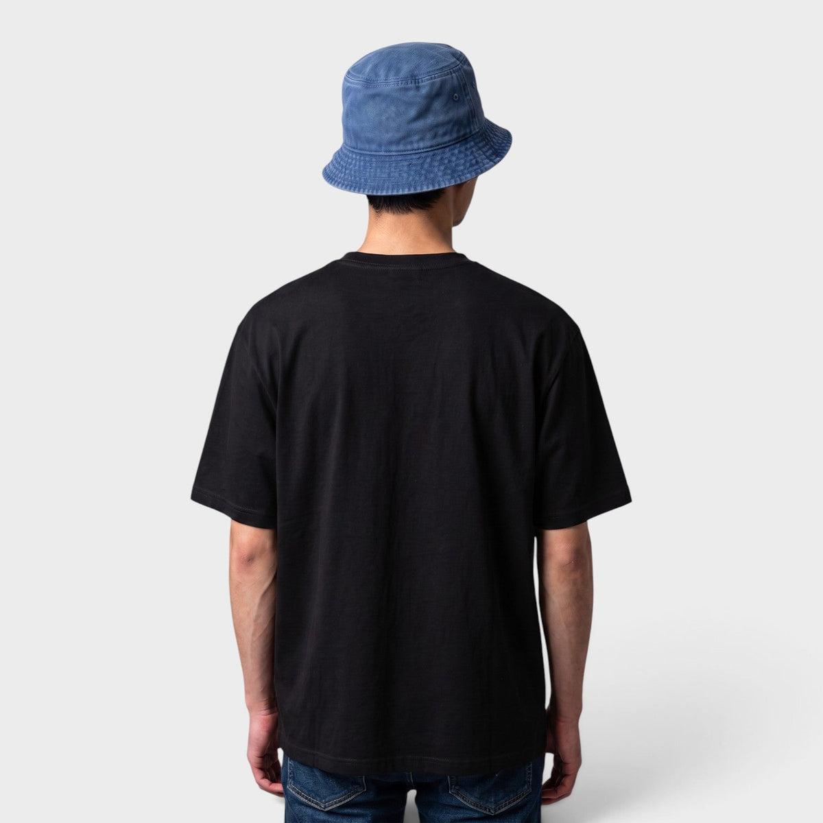 WIP Garrison Bucket Hat Stone Dyed Blue