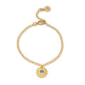 Astral Crucis Gold Bracelet Iolite