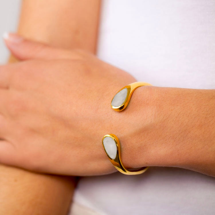 Athena Classic Bangle Zilver Turkoois