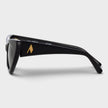 Linda Farrow Dora Cat-Eye Sunglasses Black