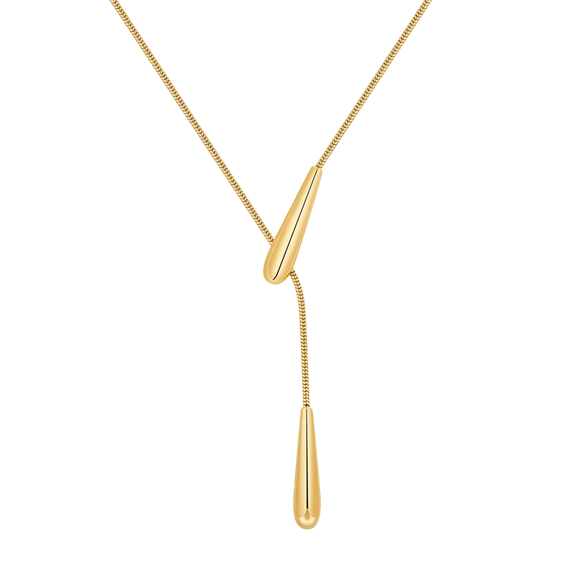 Raindrop Chain Necklace