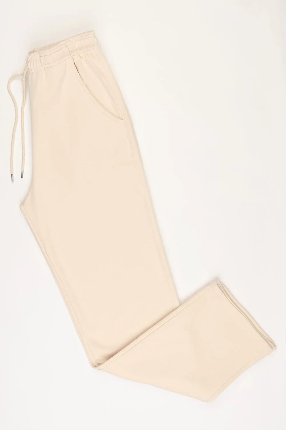 Beige 1/4 Zip Fleece Tracksuit