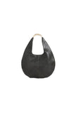 Black Oval Shoulder Bag