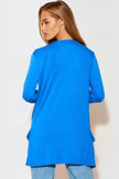 Royal Blue Boyfriend Cardigan with Pockets