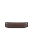 Brown Faux Leather Shoulder Bag