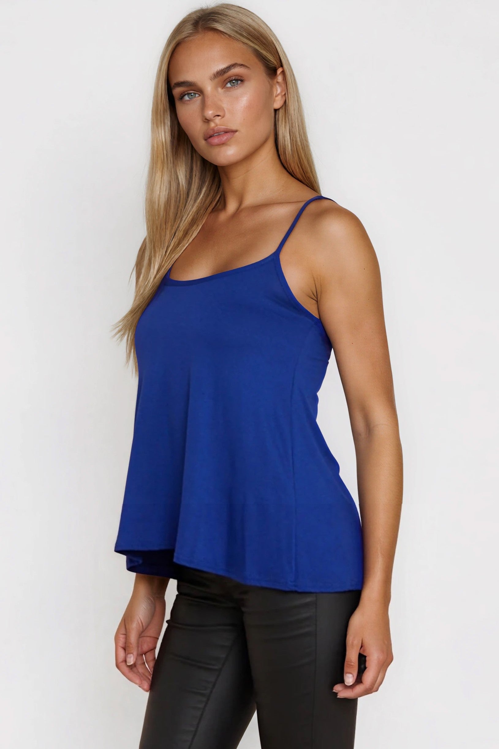 Royal Blue Strappy Cami Top