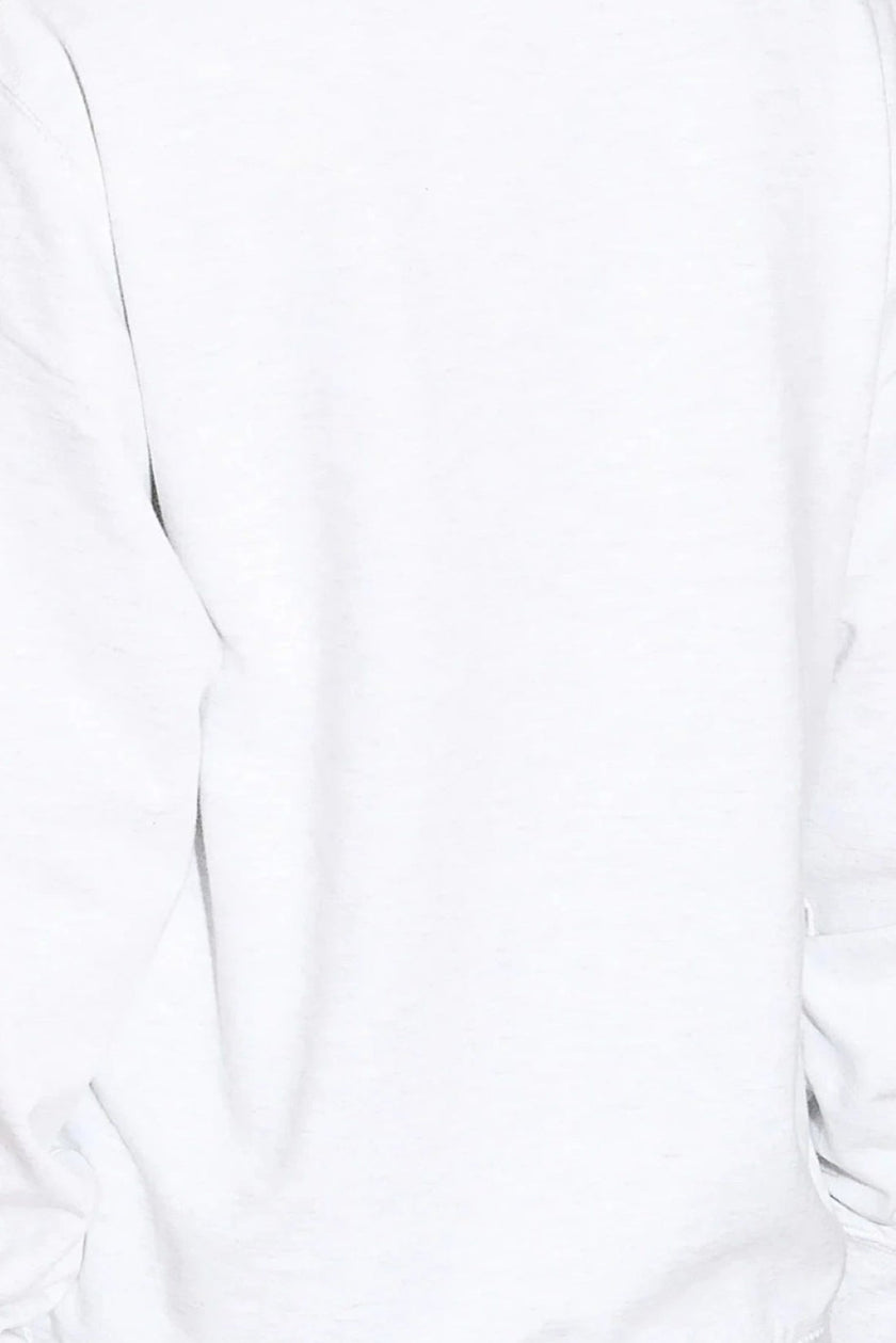White Follow Your Journey Sweatshirt