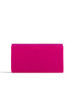 Pochette enveloppe à paillettes fuchsia