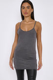 Charcoal Strappy Top