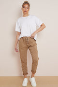 Camel Magic Drawstring Trousers