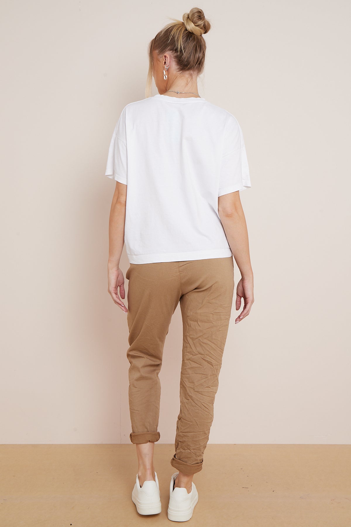 Camel Magic Drawstring Trousers