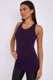 Canotta racerback viola