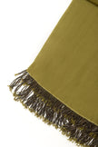 Khakifärgad pashminasjal med pärltofsar