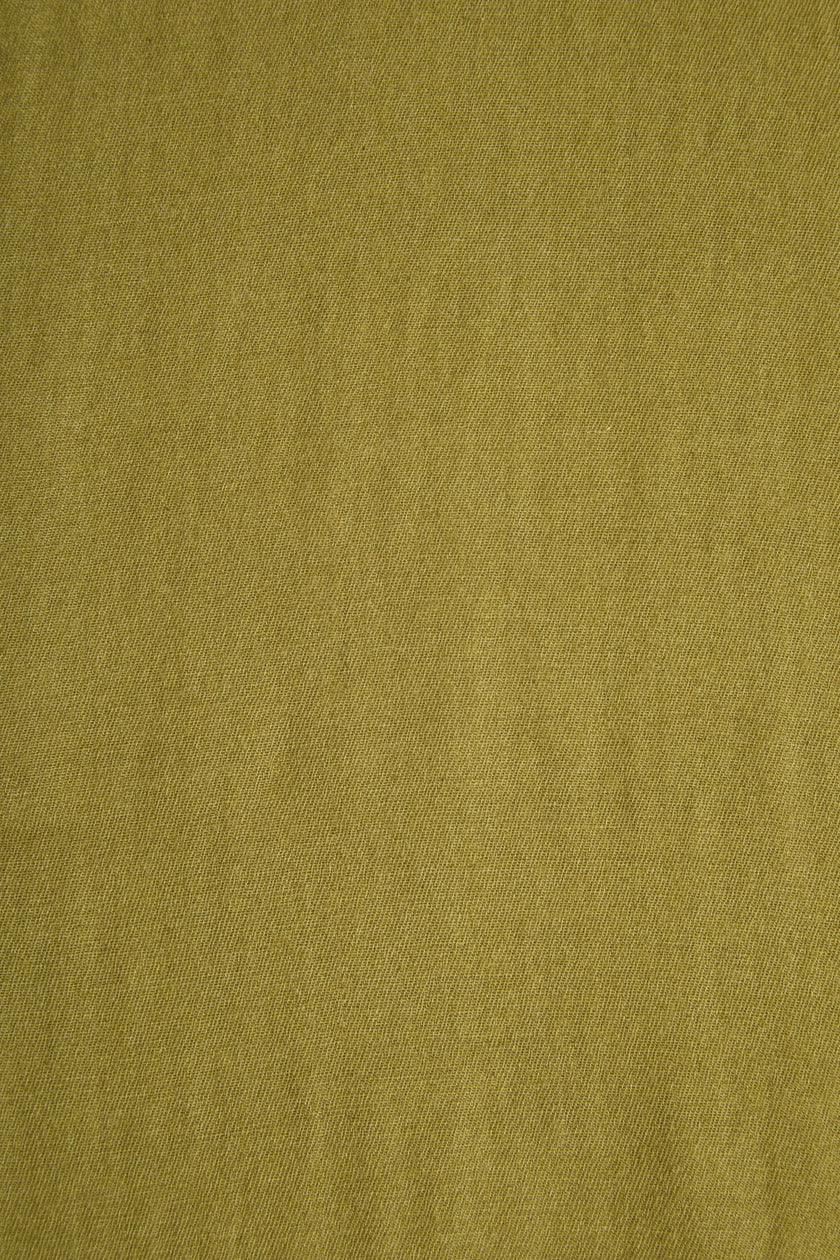 Khakifärgad pashminasjal med pärltofsar