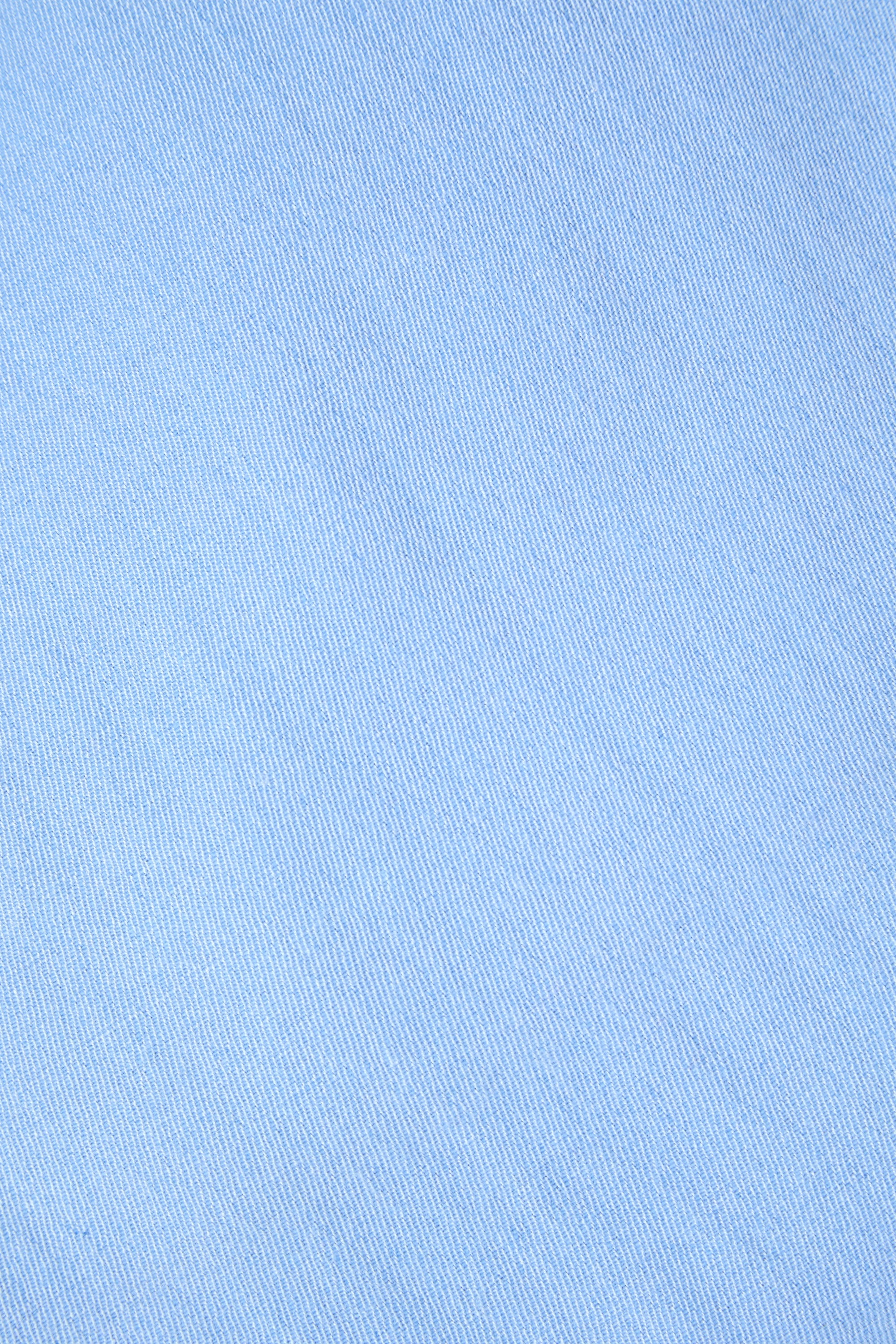 Light Blue Pashmina Shawl with Beaded Tassels