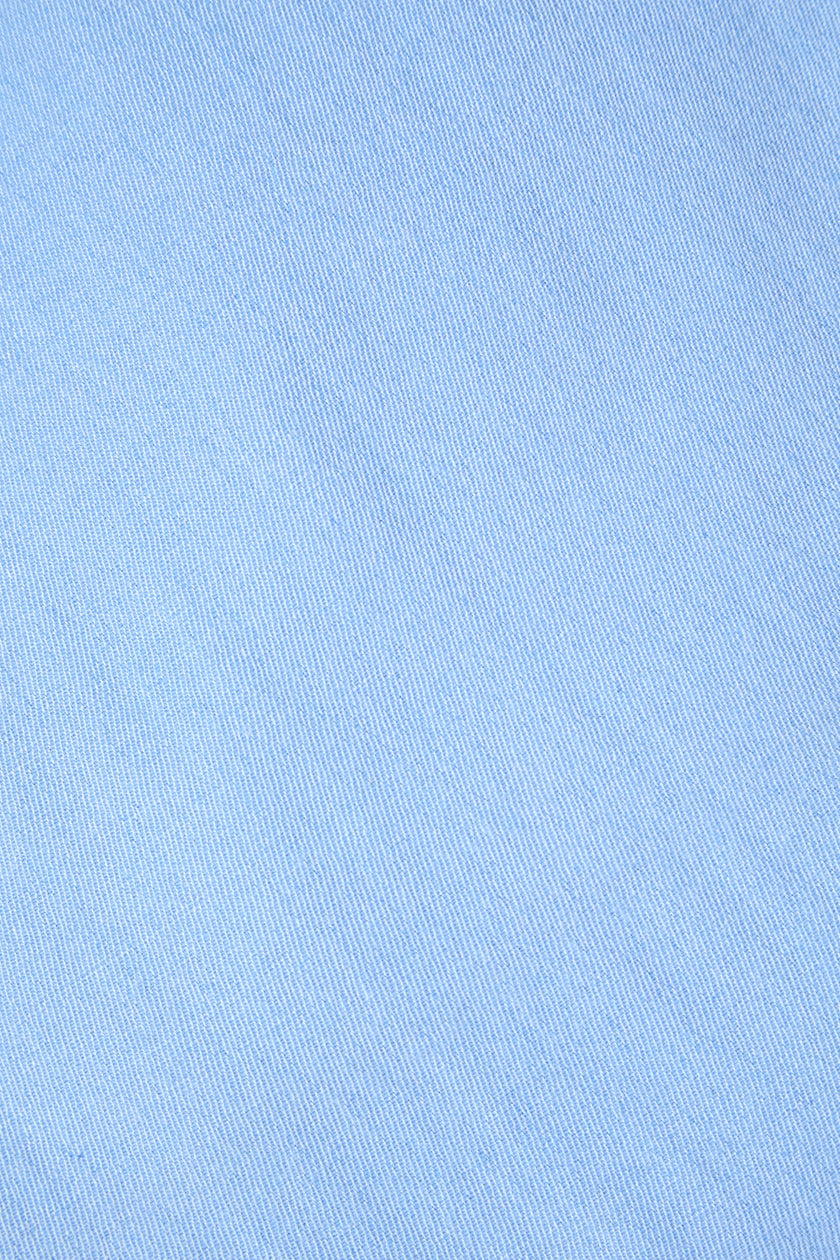 Light Blue Pashmina Shawl with Beaded Tassels