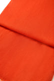 Orange Pashmina Shawl with Beaded Tassels