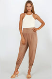 Pantalon sarouel moka