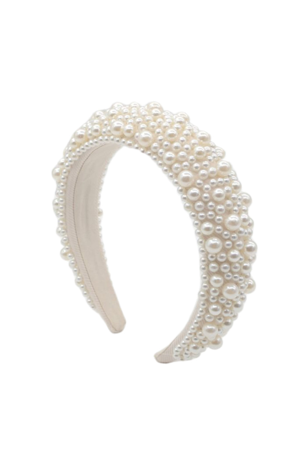 Ivory Statement Parelhaarband