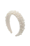 Ivory Statement Parelhaarband