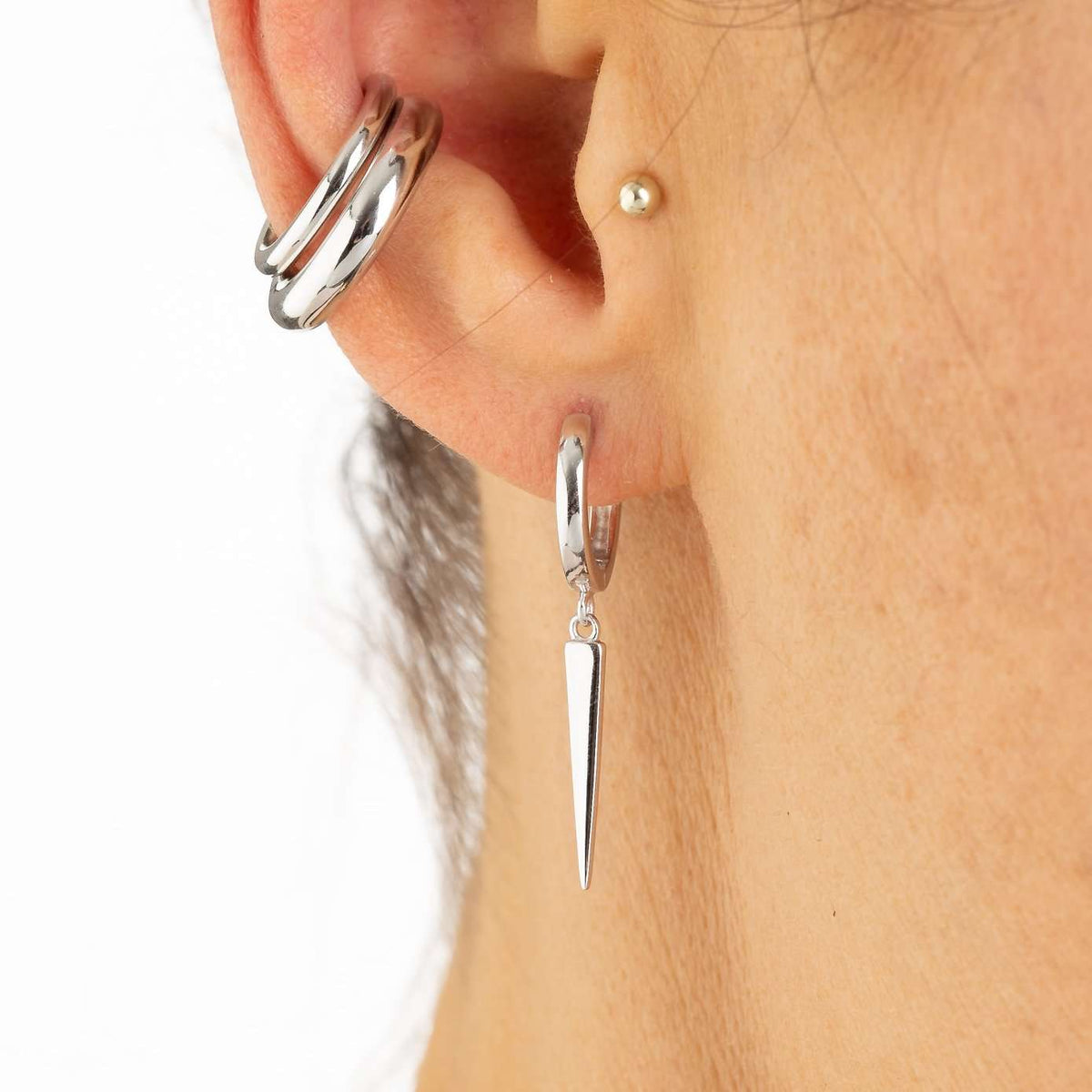 Spike Hoop Earrings