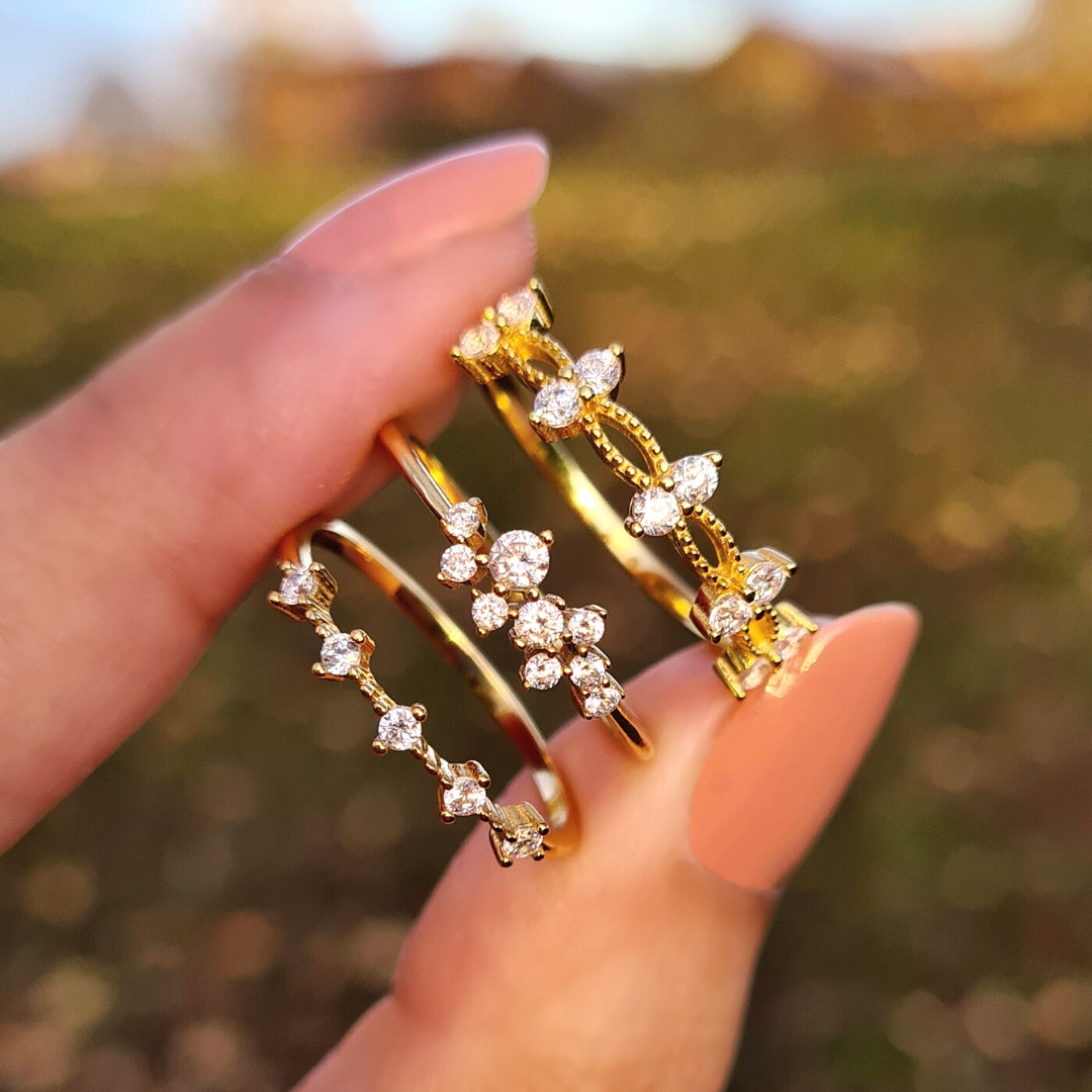 Celeste ring in goud