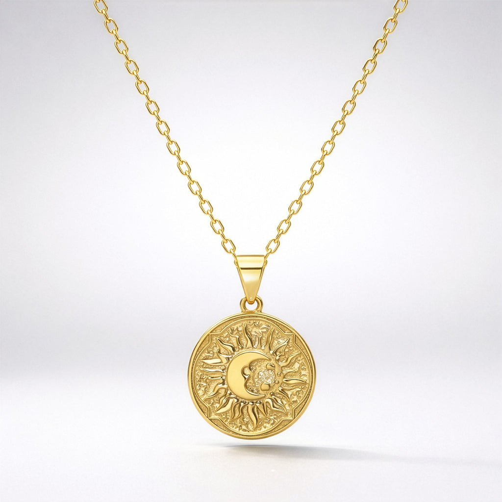 Alba Zon Ketting | 18k Verguld