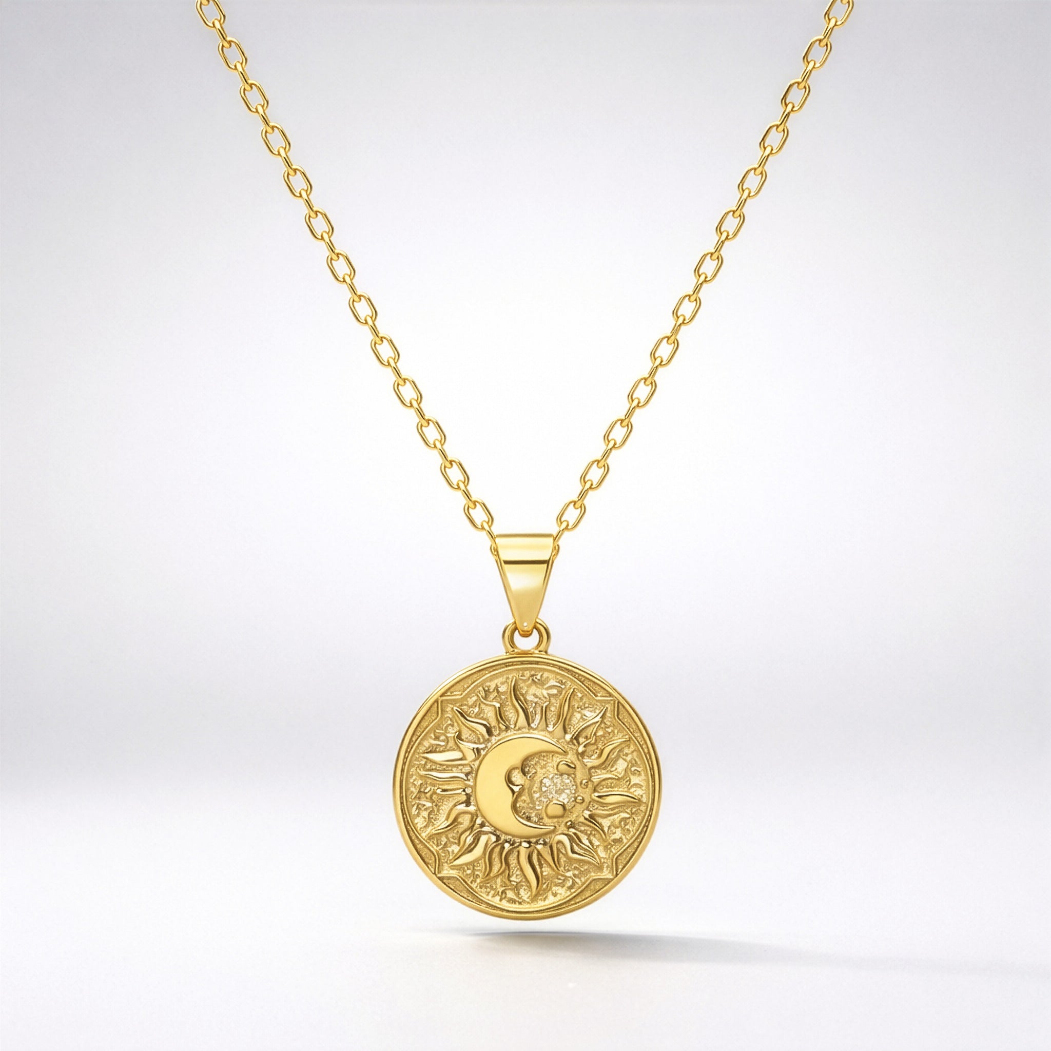 Alba Zon Ketting | 18k Verguld