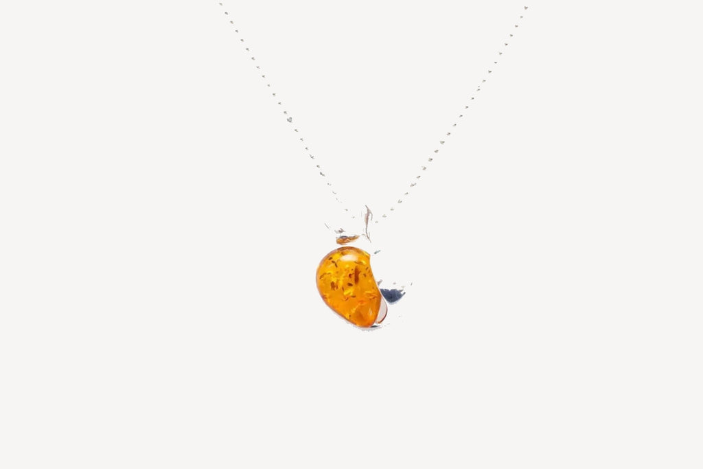 Amber Apple Pendant