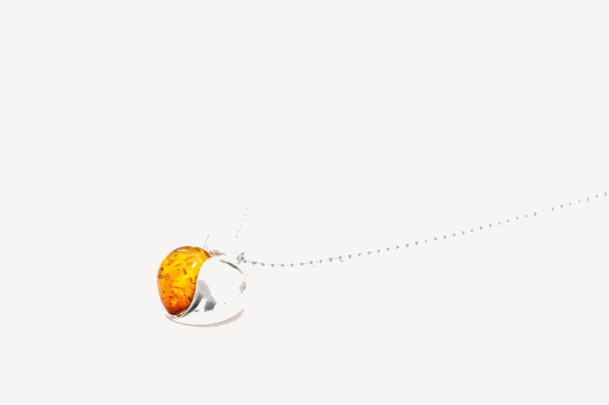 Amber Apple Pendant