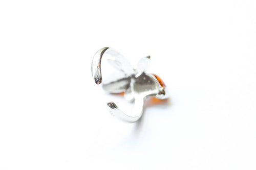 Bernstein Schmetterling Midi Ring