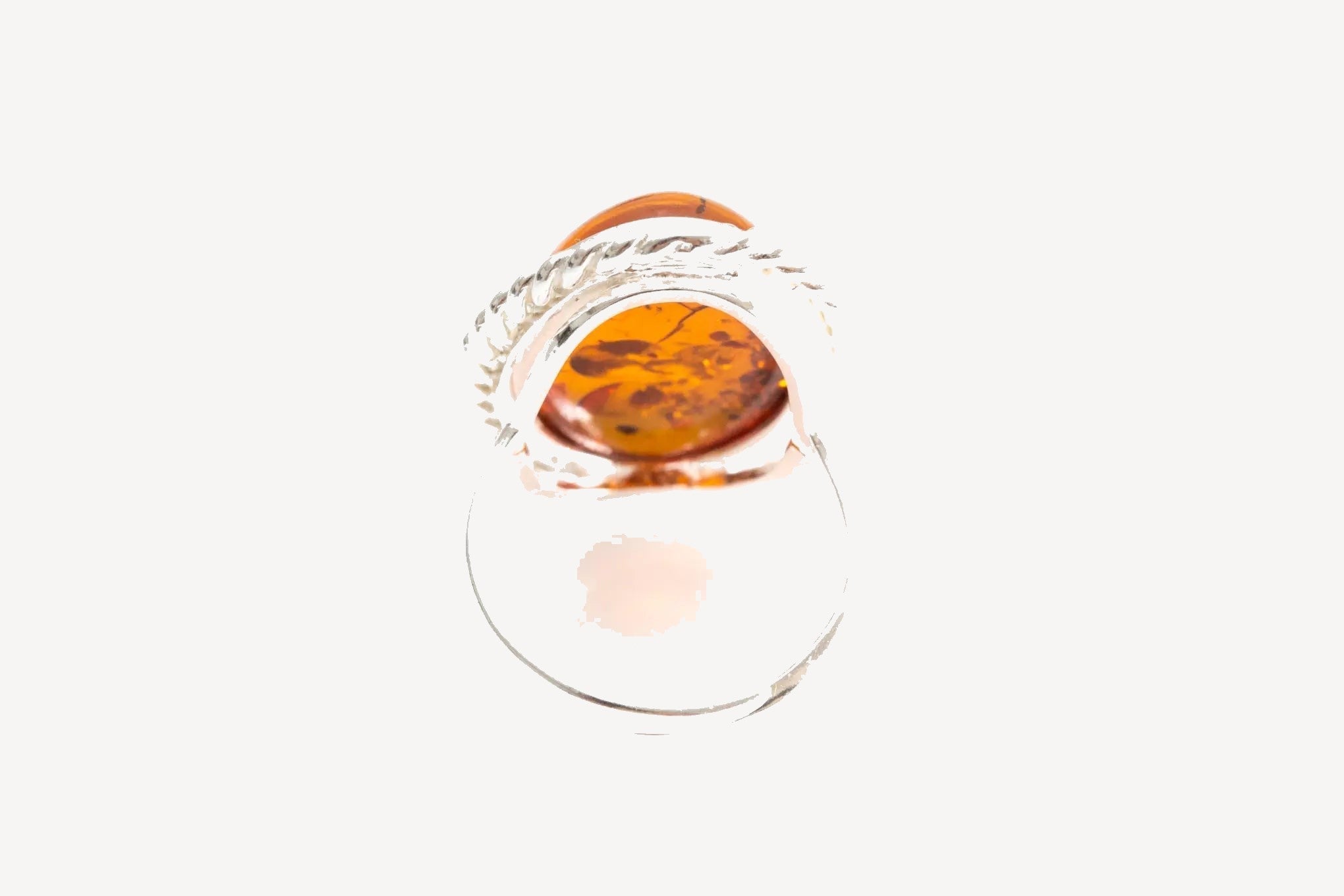 Amber Quintessence Statement Ring