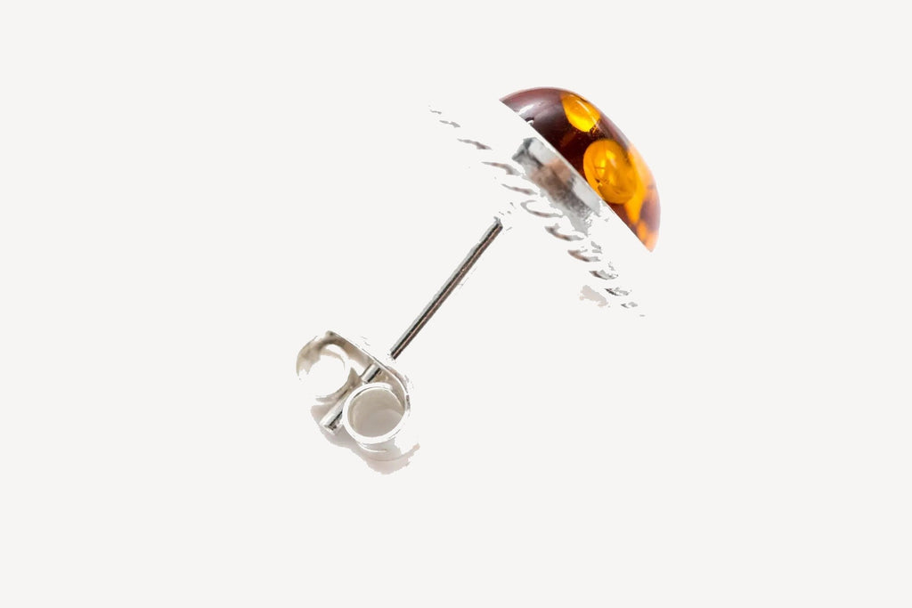 Amber Quintessence Stud Earrings