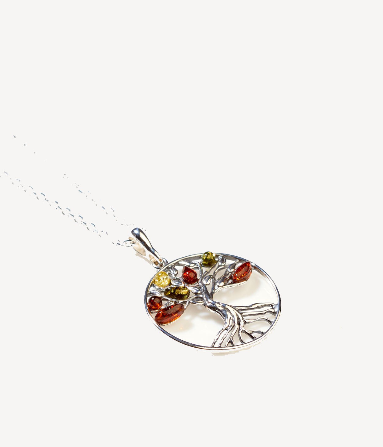 Amber Tree of Life Necklace