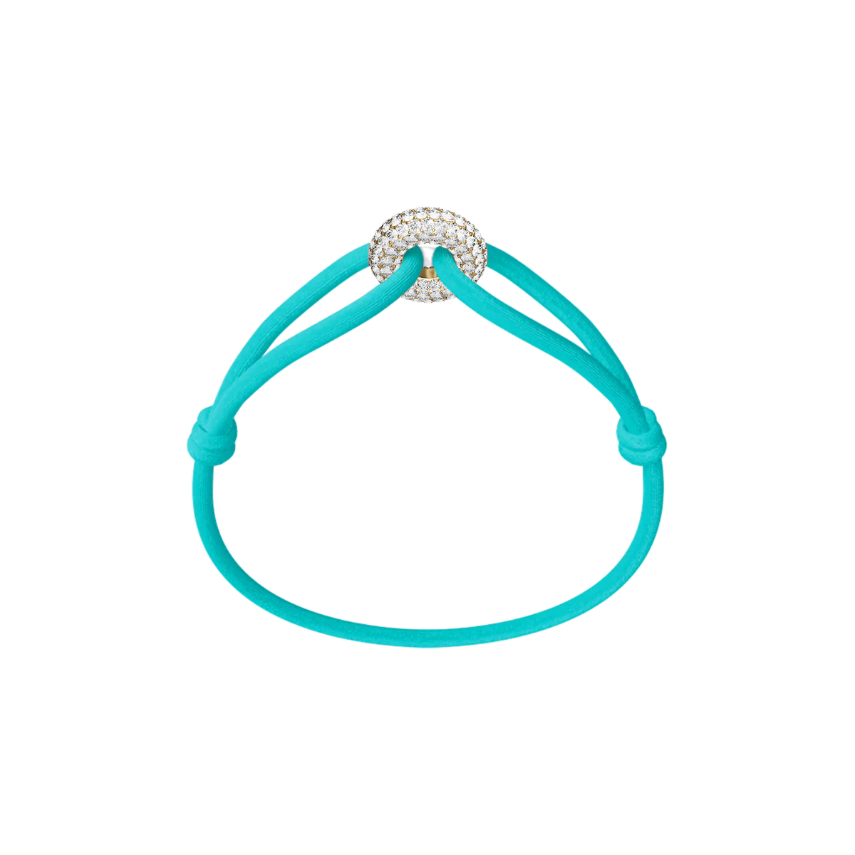 Golden Soho Pavé Cord Bracelet