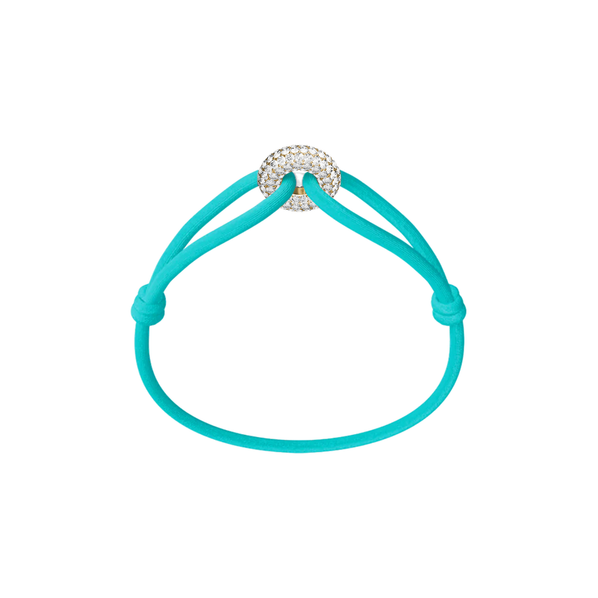 Golden Soho Pavé Cord Bracelet